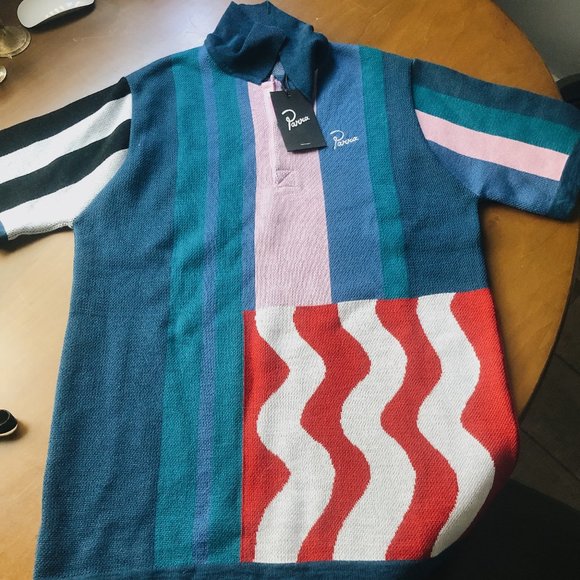 By Parra Wavy Multicolored Polo - Picture 1 of 8